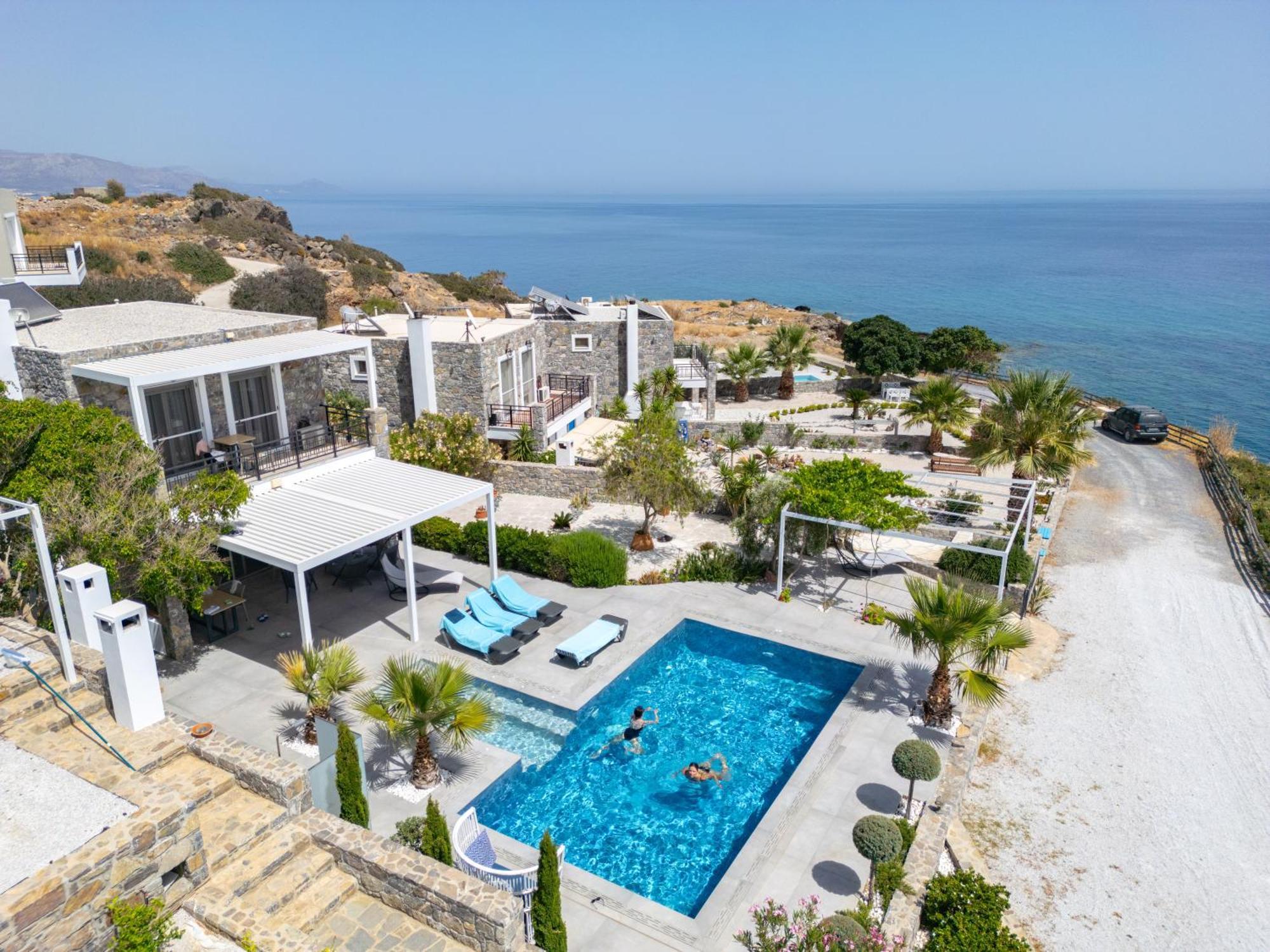 Achlia Beach Villa Bagian luar foto